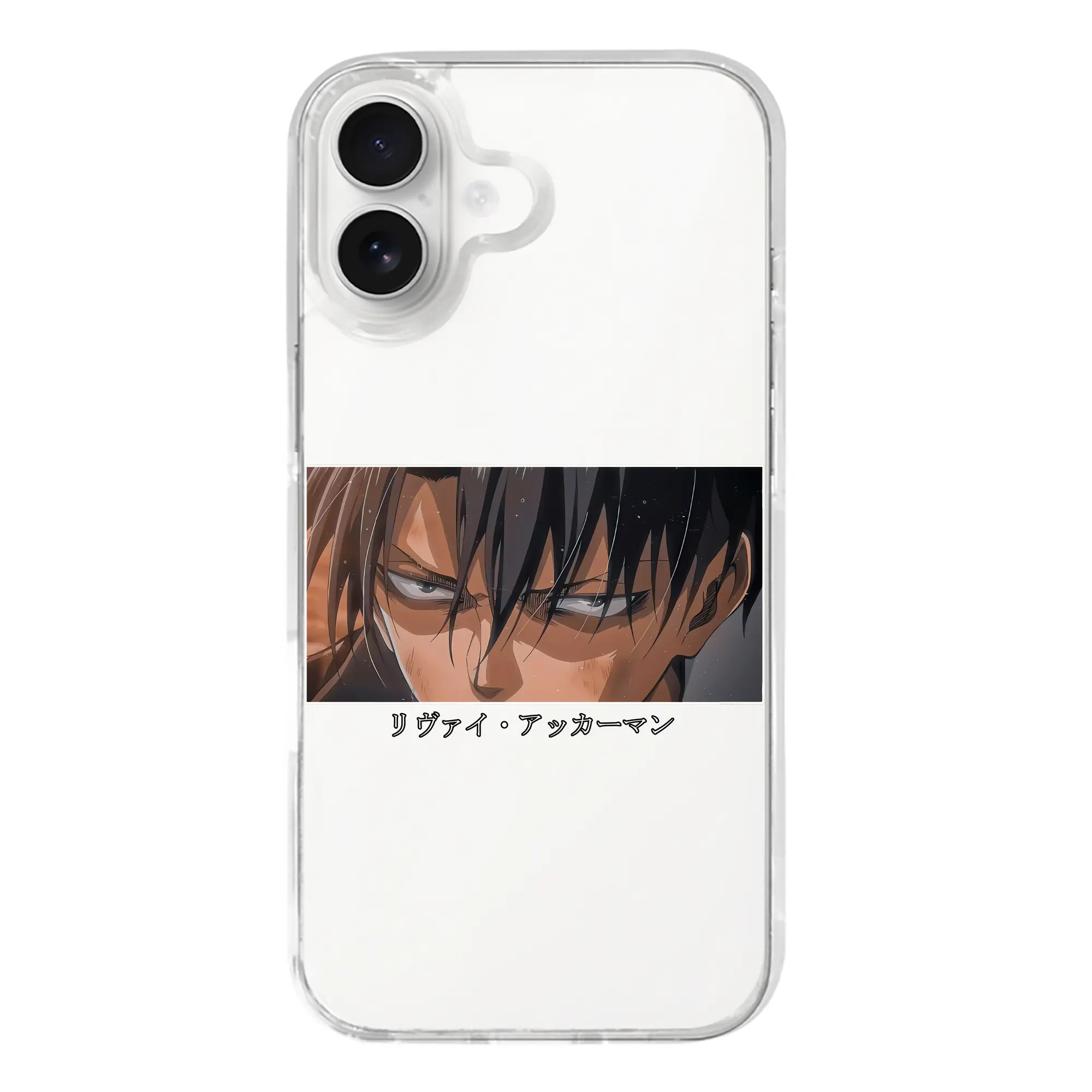 進撃の巨人 グッズ リヴァイ・アッカーマン - iPhone 17シリーズ 透明スマホケース – 薄型・耐衝撃・精密フィット保護カバー